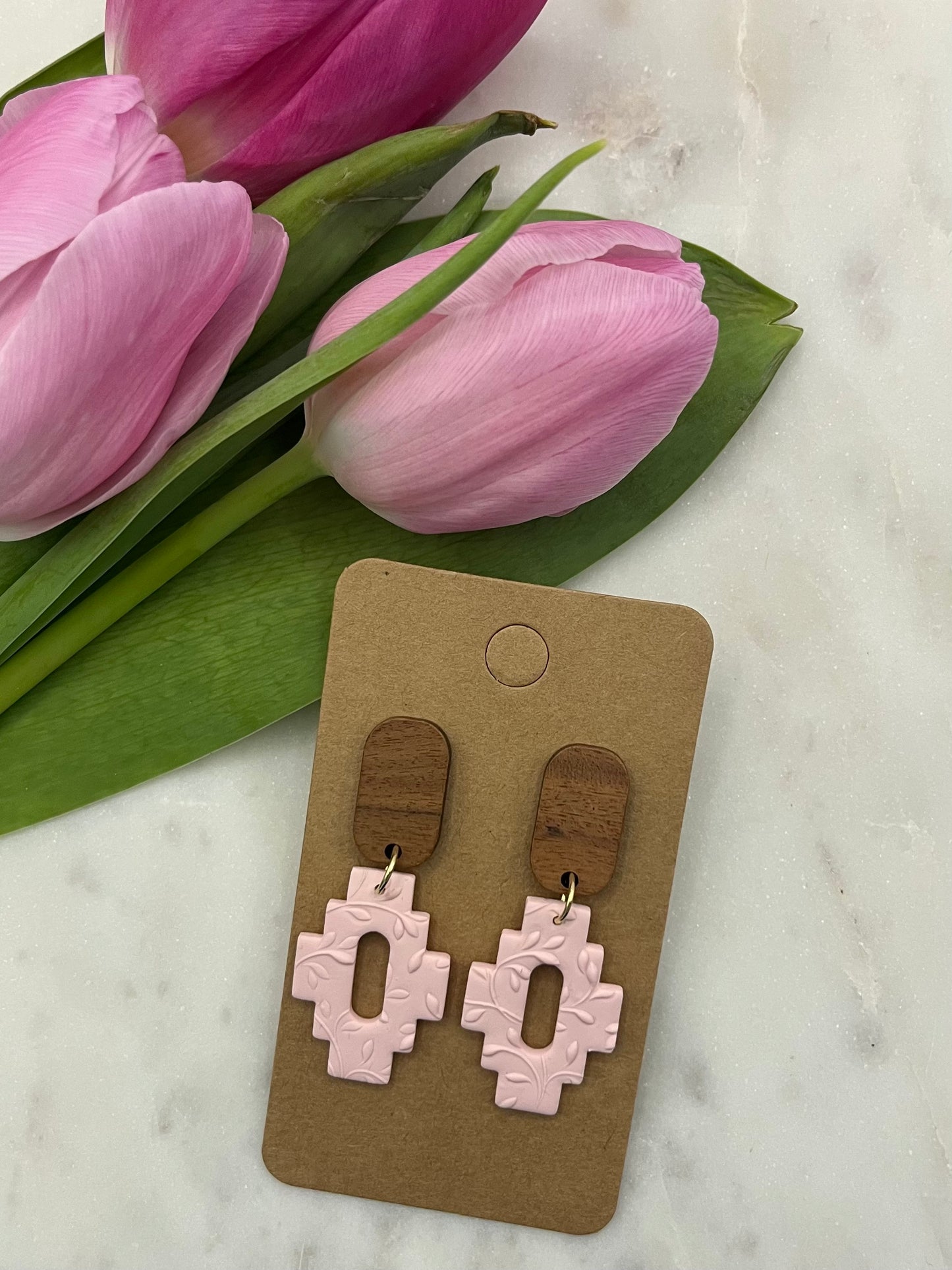Aztec Blush Studs